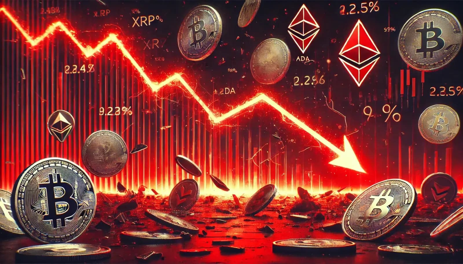 De cryptomarkt krijgt harde klappen: grote verliezen voor altcoins en memecoins